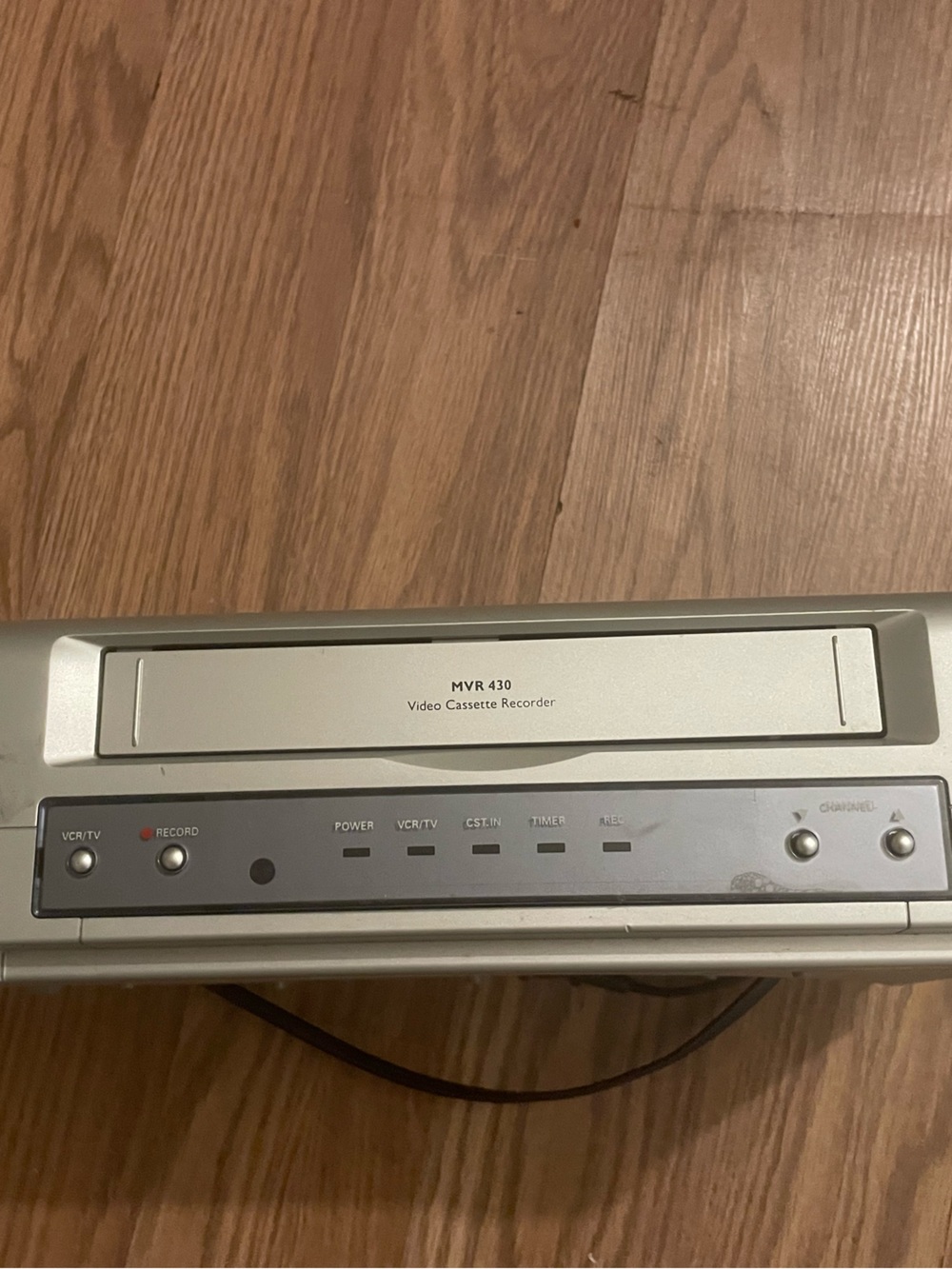 MVR 430 Portable Video Cassette Recorder - Silver Finish
